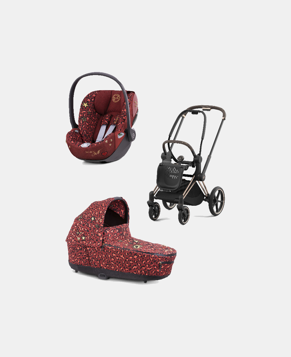521002337-522000883-523000303.jpg Carucior 2 in 1 Landou PRIAM Lux Rosenrot Red | dark red + Cadru Carucior pentru Copii Priam Rosegold + Scoica Auto CLOUD T I-SIZE Rosenrot Red | dark red Cybex Platinum - imagine 1