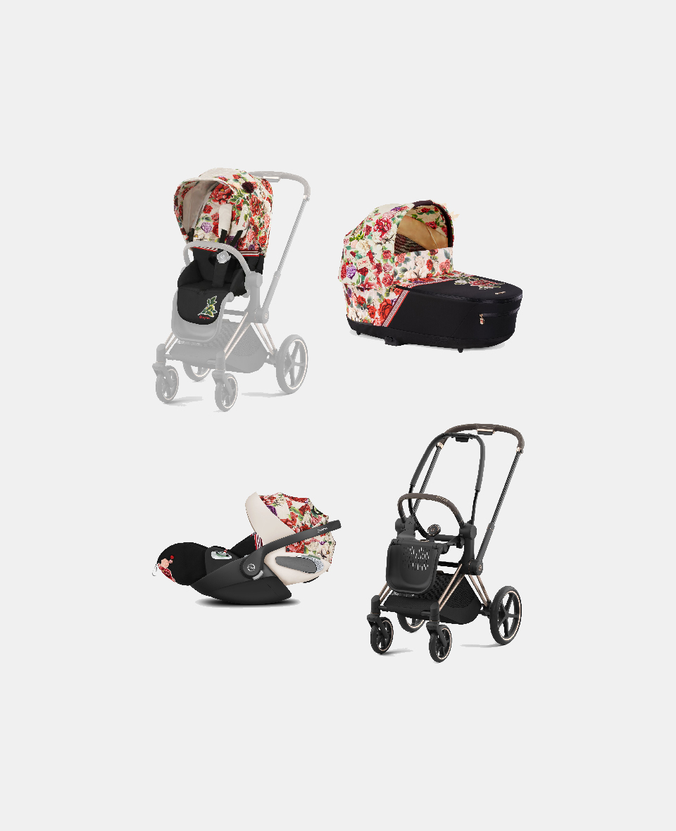 521002337-522000911-523000291-521002813.jpg Carucior 3 in 1 Landou Priam Lux pentru căruciorul Priam Fashion Collections Spring Blossom Light + Cadru Carucior pentru Copii Priam Rosegold + Scoica Auto CLOUD T I-SIZE Spring Blossom Light | light beige + Parte Sport Carucior Priam Fashion Collections Spring Blossom Light Beige Cybex Fashion - imagine 1