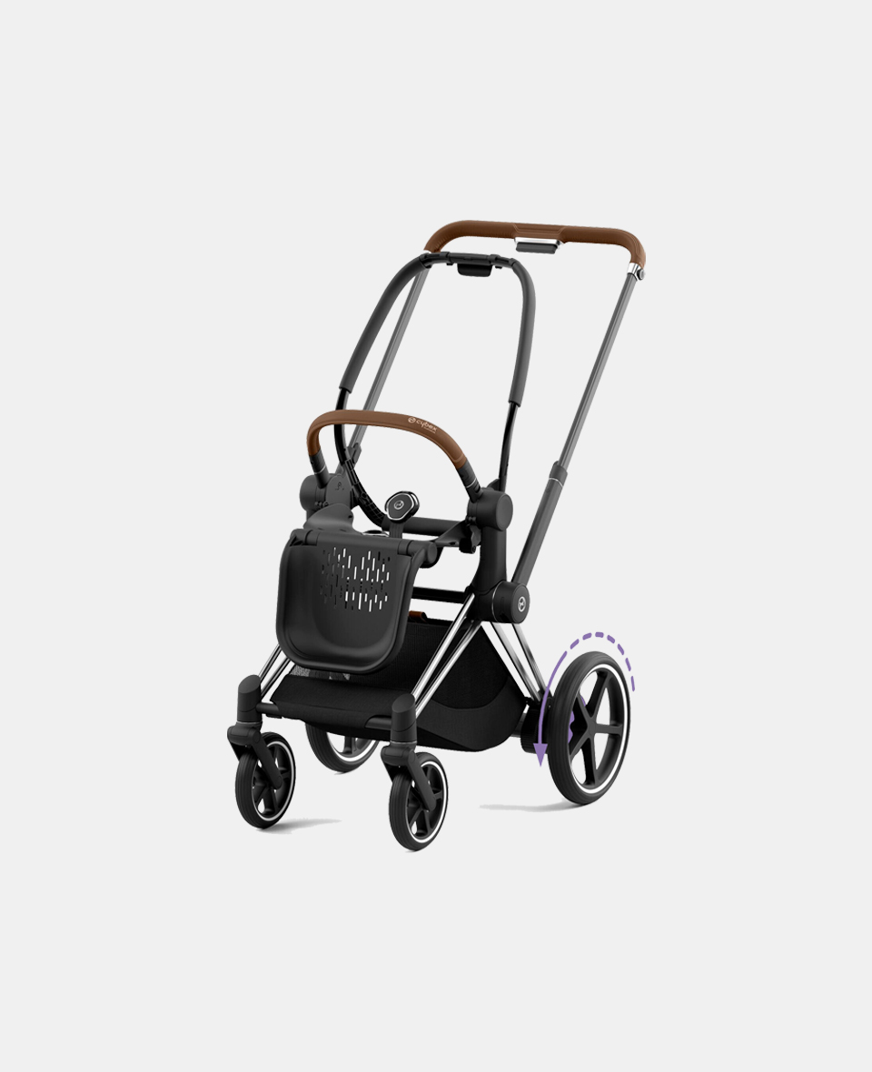 521002349.jpg Cadru Cărucior pentru Copii e-Priam Chrome Brown Cybex Platinum - imagine 1