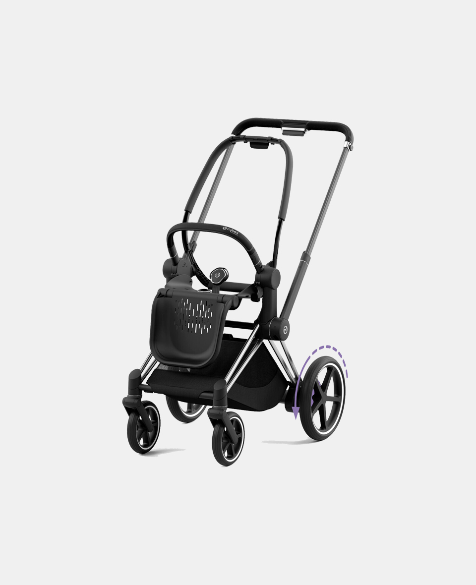 521002357.jpg Cadru Cărucior pentru Copii e-Priam Chrome Black Cybex Platinum - imagine 1
