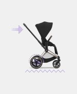 Cadru Cărucior pentru Copii e-Priam Chrome Black Cybex Platinum - imagine 12
