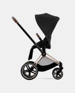 Carucior 2 in 1 Cadru Cărucior pentru Copii e-Priam Rosegold + Landou PRIAM Lux Stardust Black Plus + Parte Sport Carucior Priam Stardust Black Plus Cybex Platinum - imagine 15