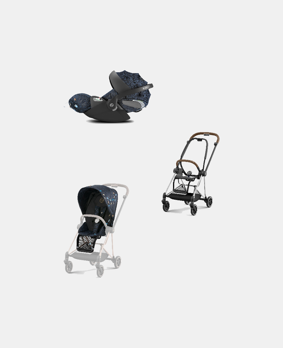 521002507-521002867-523000285.jpg Carucior 2 in 1 Parte Sport Carucior MIOS Jewels of Nature | Dark Blue + Cadru Carucior pentru Copii Mios Chrome Brown + Scoica Auto CLOUD T I-SIZE Jewels of Nature | dark blue Cybex Platinum - imagine 1