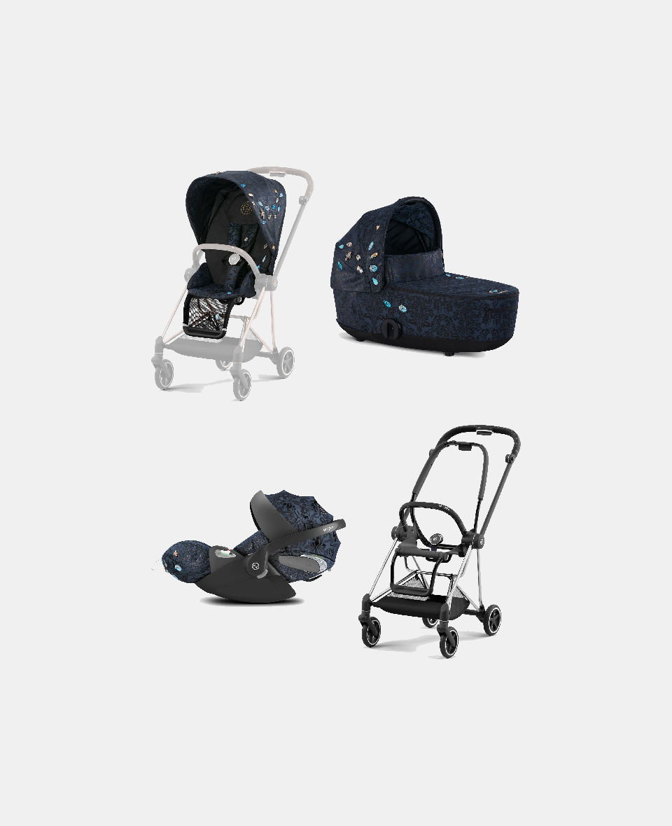 521002513-522000783-523000285-521002867.jpg Carucior 3 in 1 Landou MIOS Lux Jewels of Nature | dark blue + Cadru Carucior pentru Copii Mios Chrome Black + Scoica Auto CLOUD T I-SIZE Jewels of Nature | dark blue + Parte Sport Carucior MIOS Jewels of Nature | Dark Blue Cybex Fashion - imagine 1