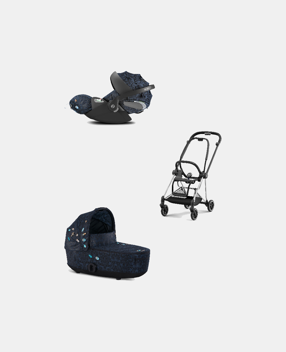 521002513-522000783-523000285.jpg Carucior 2 in 1 Landou MIOS Lux Jewels of Nature | dark blue + Cadru Carucior pentru Copii Mios Chrome Black + Scoica Auto CLOUD T I-SIZE Jewels of Nature | dark blue Cybex Platinum - imagine 1
