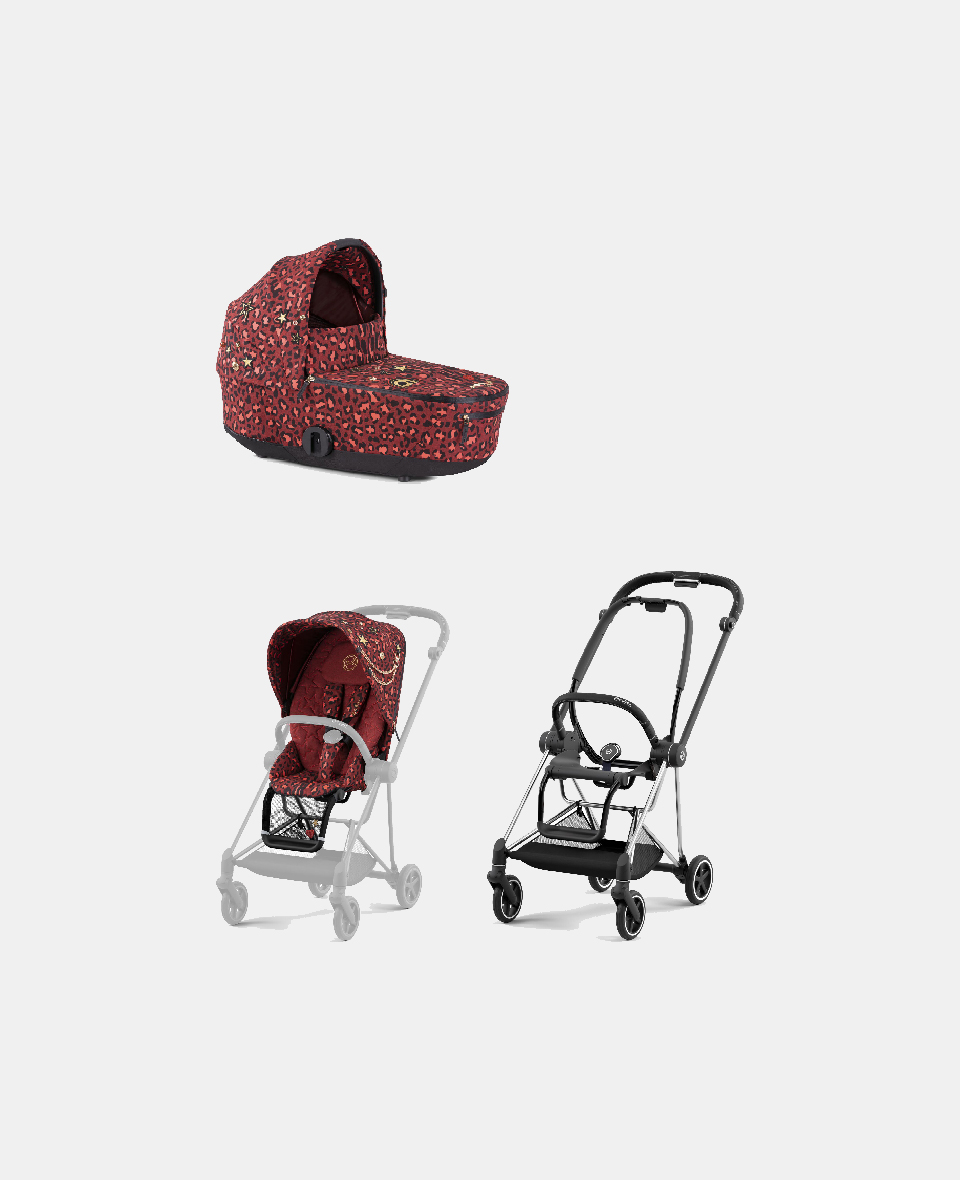 521002513-522000889-522000367.jpg Carucior 2 in 1 Landou MIOS Lux Rosenrot Red | dark red + Cadru Carucior pentru Copii Mios Chrome Black + Parte Sport Carucior MIOS Rosenrot Red | dark red Cybex Fashion - imagine 1