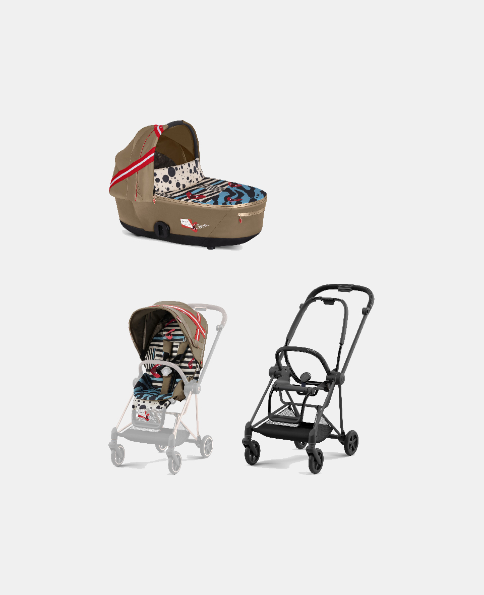 521002519-522000755-521002765.jpg Carucior 2 in 1 Landou MIOS Lux One Love | multicolor + Cadru Carucior pentru Copii Mios Matt Black + Parte Sport Carucior MIOS One Love | multicolor Cybex Fashion - imagine 1