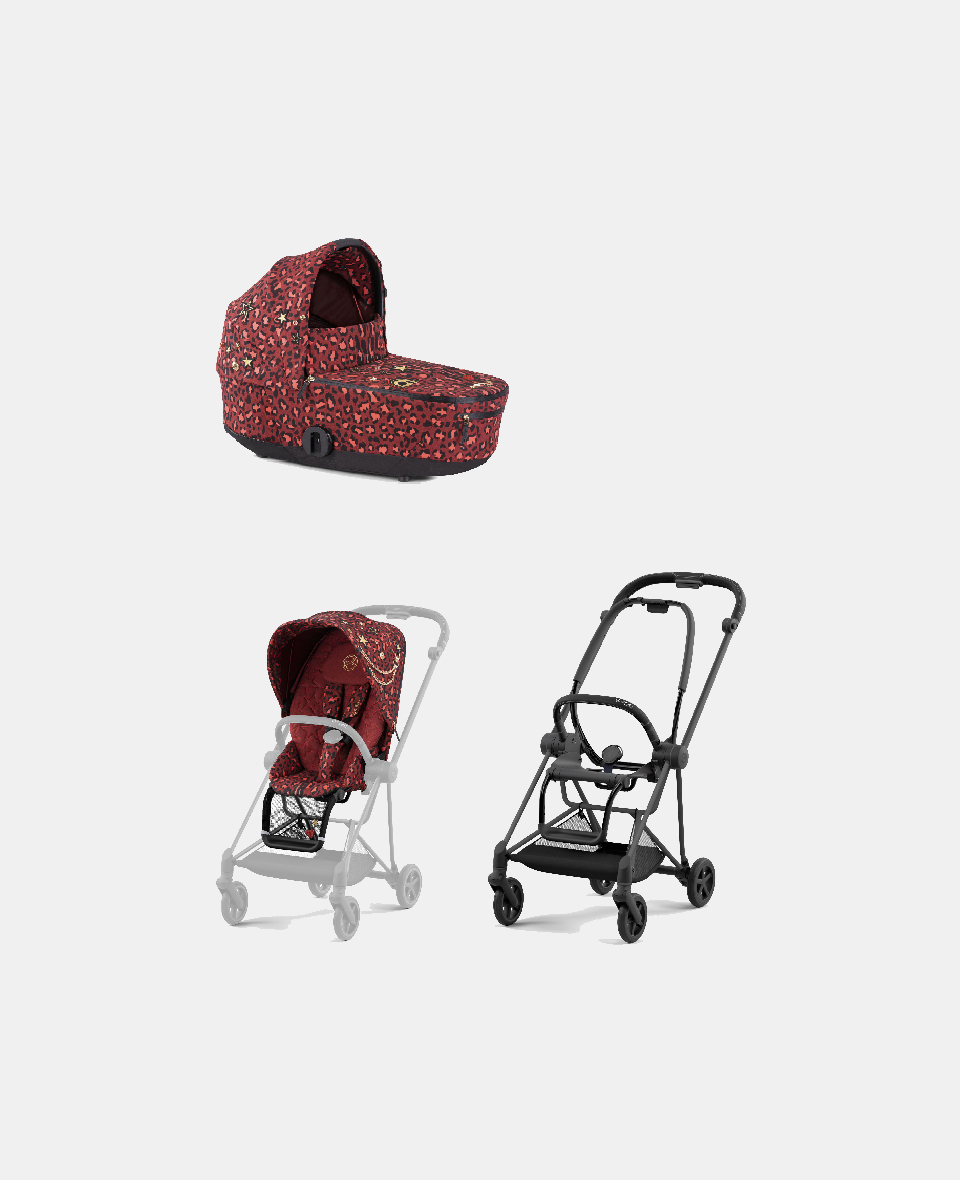 521002519-522000889-522000367.jpg Carucior 2 in 1 Landou MIOS Lux Rosenrot Red | dark red + Cadru Carucior pentru Copii Mios Matt Black + Parte Sport Carucior MIOS Rosenrot Red | dark red Cybex Fashion - imagine 1