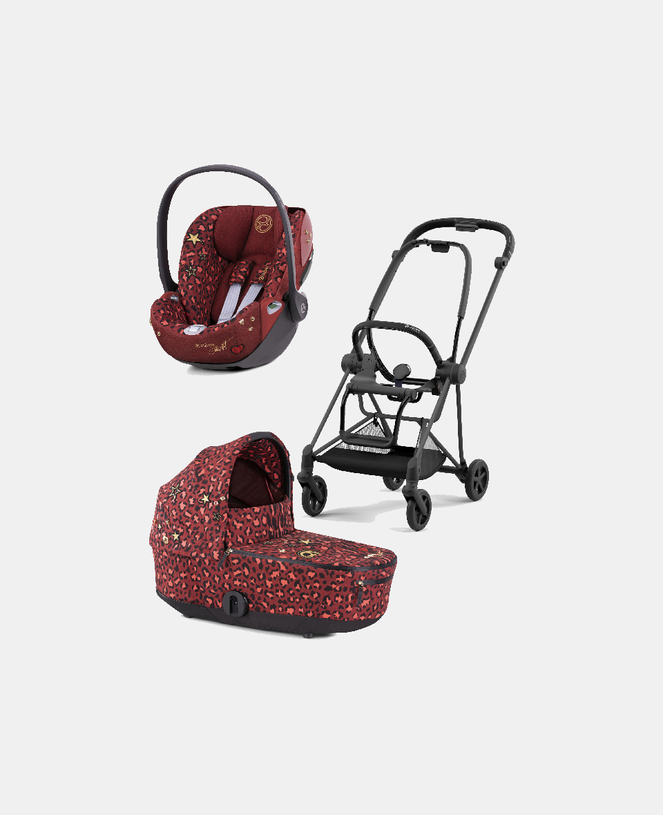 521002519-522000889-523000303.jpg Carucior 2 in 1 Landou MIOS Lux Rosenrot Red | dark red + Cadru Carucior pentru Copii Mios Matt Black + Scoica Auto CLOUD T I-SIZE Rosenrot Red | dark red Cybex Platinum - imagine 1