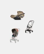 Carucior 2 in 1 Parte Sport Carucior MIOS One Love | multicolor + Cadru Carucior pentru Copii Mios Rosegold + Scoica Auto CLOUD T I-SIZE One Love | multicolor Cybex Platinum