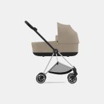 Carucior Nou Nascut Mios: Cadru Carucior pentru Copii Mios Rosegold + Landou Mios Lux Cozy Beige Cybex Platinum