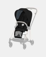 Carucior 2 in 1 : Cadru Carucior pentru Copii Mios Chrome Black + Parte Sport Carucior MIOS Stardust Black Plus + Scoică Auto pentru Copii Cloud T i-Size Plus Sephia Black Cybex Platinum - imagine 4