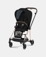 Carucior 2 in 1 : Cadru Carucior pentru Copii Mios Chrome Black + Parte Sport Carucior MIOS Stardust Black Plus + Scoică Auto pentru Copii Cloud T i-Size Plus Sephia Black Cybex Platinum - imagine 5