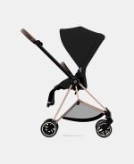 Carucior 2 in 1 : Cadru Carucior pentru Copii Mios Chrome Black + Parte Sport Carucior MIOS Stardust Black Plus + Scoică Auto pentru Copii Cloud T i-Size Plus Sephia Black Cybex Platinum - imagine 8