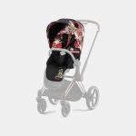Parte Sport Carucior Priam Fashion Collections Spring Blossom Dark Black Cybex Platinum