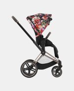 Parte Sport Carucior Priam Fashion Collections Spring Blossom Dark Black Cybex Platinum - imagine 4