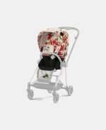 Carucior 2 in 1 Landou MIOS Lux Spring Blossom Light | light beige + Cadru Carucior pentru Copii Mios Chrome Black + Parte Sport Carucior MIOS Spring Blossom Light | light beige Cybex Fashion - imagine 14