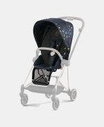 Carucior 2 in 1 Parte Sport Carucior MIOS Jewels of Nature | Dark Blue + Cadru Carucior pentru Copii Mios Matt Black + Scoica Auto CLOUD T I-SIZE Jewels of Nature | dark blue Cybex Platinum - imagine 10