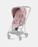 Carucior 2 in 1 Landou MIOS Lux SIMPLY FLOWERS PINK | light pink + Cadru Carucior pentru Copii Mios Chrome Black + Parte Sport Carucior MIOS SIMPLY FLOWERS PINK | light pink Cybex Fashion - imagine 15