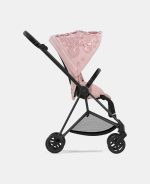 Carucior 2 in 1 Landou MIOS Lux SIMPLY FLOWERS PINK | light pink + Cadru Carucior pentru Copii Mios Chrome Black + Parte Sport Carucior MIOS SIMPLY FLOWERS PINK | light pink Cybex Fashion - imagine 16