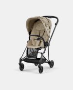 Carucior 2 in 1 Landou MIOS Lux SIMPLY FLOWERS BEIGE | mid beige + Cadru Carucior pentru Copii Mios Chrome Black + Parte Sport Carucior MIOS SIMPLY FLOWERS BEIGE | mid beige Cybex Fashion - imagine 4