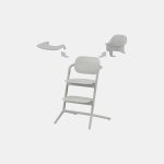 Scaun de masă pentru copii Cybex Gold LEMO Set 3 în 1 BT Suede Grey