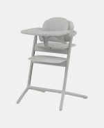Scaun de masă pentru copii Cybex Gold LEMO Set 3 în 1 BT Suede Grey - imagine 3
