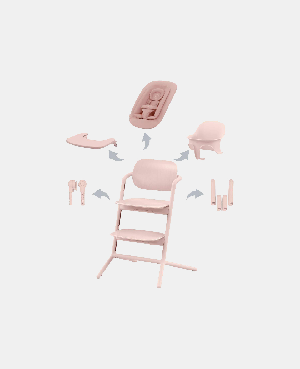 521003191.jpg Set LEMO 4 in 1 Pearl Pink | light pink Cybex Gold - imagine 1
