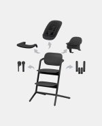 Scaun de masă pentru copii Cybex Gold Lemo set 4 în 1 Stunning Black - imagine 2