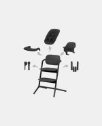 Scaun de masă pentru copii Cybex Gold Lemo set 4 în 1 Stunning Black