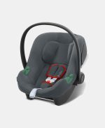 Scoică Auto pentru Copii Aton B2 i-Size Comfort Steel Grey Cybex Silver - imagine 2