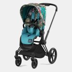 Carucior Sport Priam: Parte Sport Carucior Priam Design Collaborations We The Best Cybex + Cadru Carucior pentru Copii Priam Chrome Black Cybex Platinum