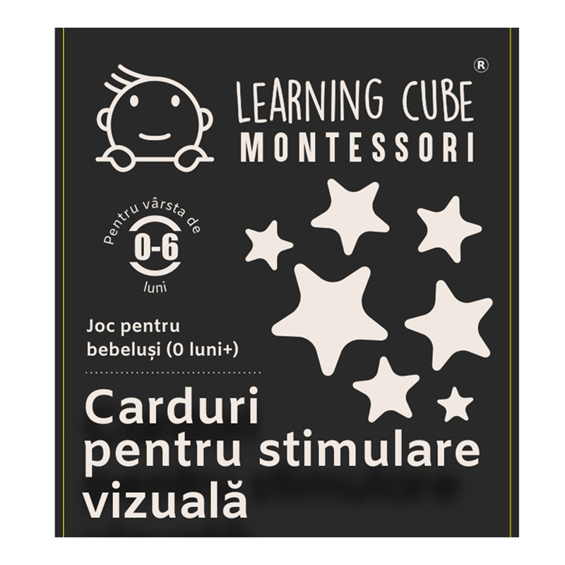 5214001024810.jpg Carduri pentru stimulare vizuală alb - negru (0 - 6 luni) K-TOYZ - imagine 1