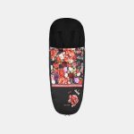 Manșon pentru picioare Spring Blossom Dark | black ** Cybex Platinum