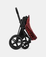 Carucior 2 in 1 Landou PRIAM Lux Rosenrot Red | dark red + Cadru Carucior pentru Copii Priam Rosegold + Parte Sport Carucior PRIAM Rosenrot Red | dark red Cybex Fashion - imagine 20