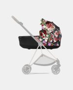 Landou MIOS Lux Spring Blossom Dark | black ** Cybex Platinum - imagine 4