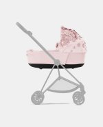 Carucior 2 in 1 Landou MIOS Lux SIMPLY FLOWERS PINK | light pink + Cadru Carucior pentru Copii Mios Chrome Black + Parte Sport Carucior MIOS SIMPLY FLOWERS PINK | light pink Cybex Fashion - imagine 14