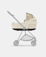 Carucior 2 in 1 Landou MIOS Lux SIMPLY FLOWERS BEIGE | mid beige + Cadru Carucior pentru Copii Mios Chrome Black + Parte Sport Carucior MIOS SIMPLY FLOWERS BEIGE | mid beige Cybex Fashion - imagine 13