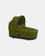 Carucior Nou Nascut Mios: Cadru Carucior pentru Copii Mios Chrome Black + Landou Mios Lux Khaki Green Cybex Platinum - imagine 4