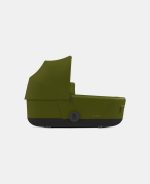 Carucior Nou Nascut Mios: Cadru Carucior pentru Copii Mios Chrome Black + Landou Mios Lux Khaki Green Cybex Platinum - imagine 7