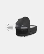 Landou Mios Lux Deep Black Cybex Platinum - imagine 9