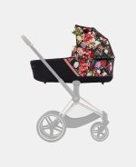 Landou Priam Lux pentru căruciorul Priam Fashion Collections Spring Blossom Dark Negru Cybex Platinum - imagine 5