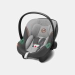 Scoică Auto pentru Copii Aton S2 i-Size Lava Grey Cybex Gold