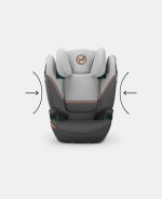 Scaun Auto pentru Copii Solution S2 i-fix Lava Grey Cybex Gold - imagine 6