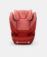 Scaun Auto pentru Copii Solution S2 i-fix Hibiscus Red Cybex Gold - imagine 4