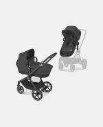 Cărucior pentru copii EOS LUX BLK Moon Black Cybex Gold - imagine 2