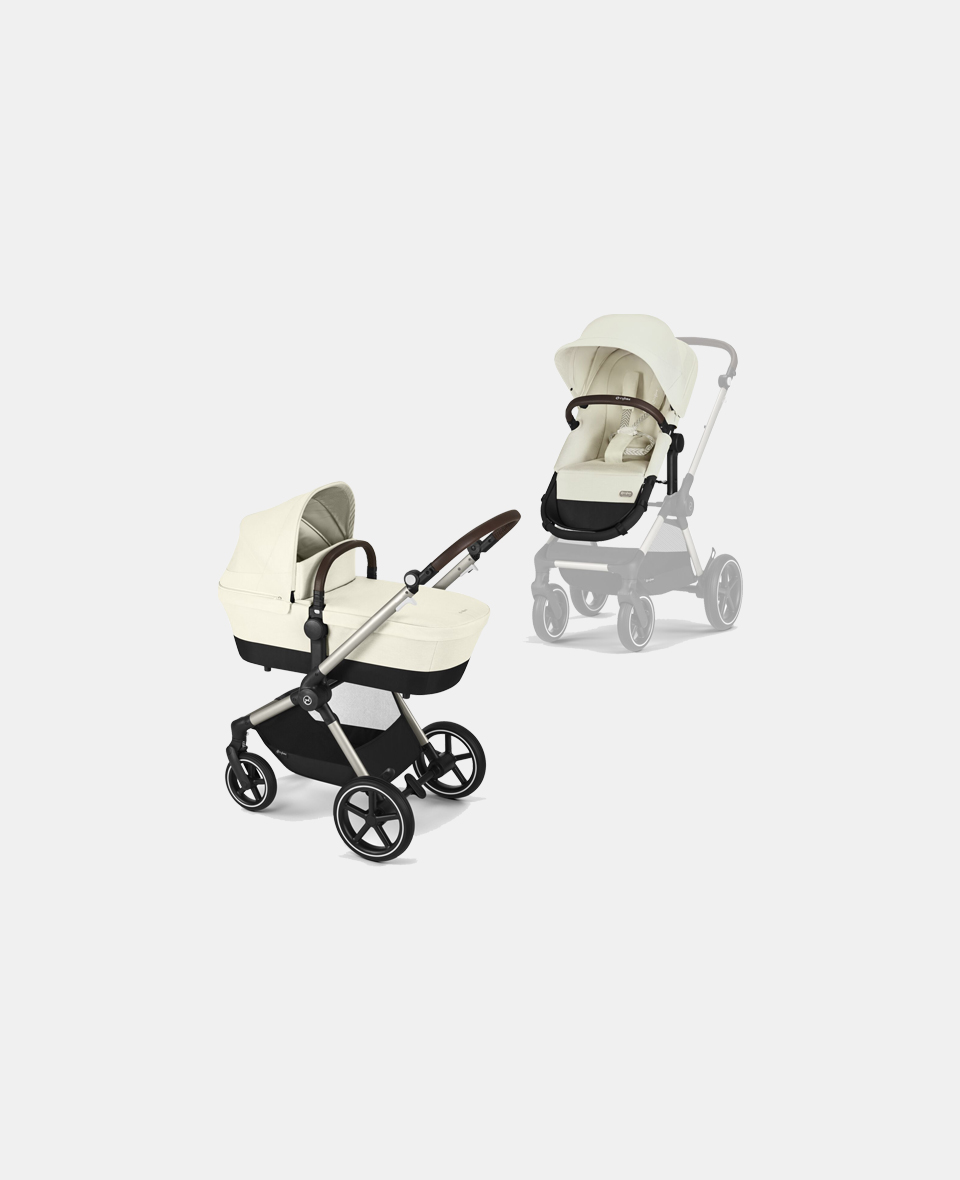 522003851.jpg Cărucior pentru copii EOS LUX TPE Seashell Beige Cybex Gold - imagine 1
