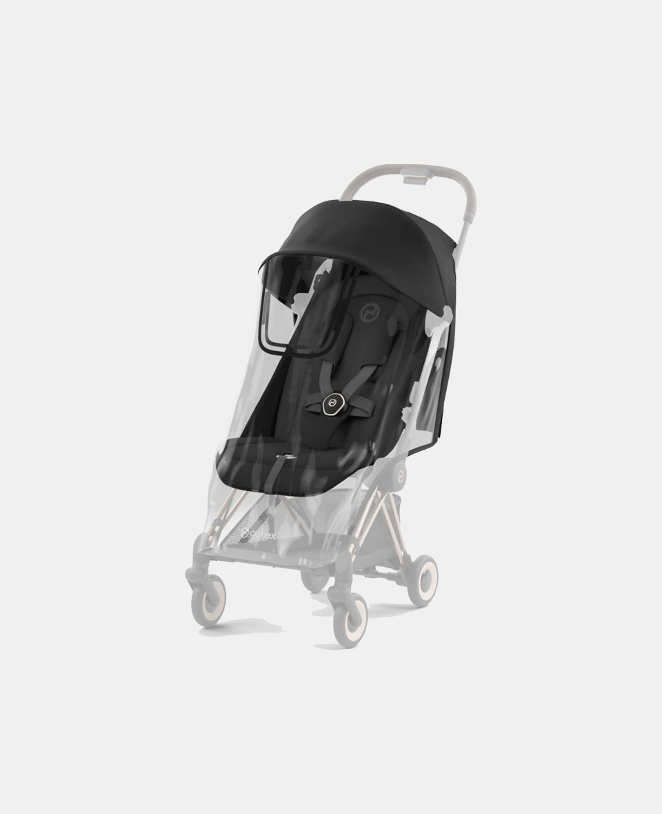 522004124.jpg Cybex Platinum prelată de ploaie Transparent pentru caruciorul COYA - imagine 1