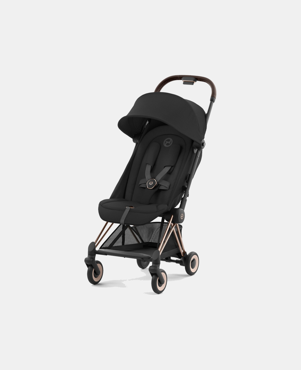 522004245.jpg Carucior Coya Sepia Black cadru Rosegold Cybex Platinum - imagine 1