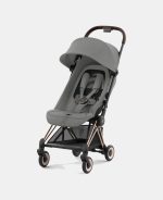 Carucior Coya Mirage Grey cadru Rosegold Cybex Platinum - imagine 4